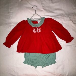 Monogrammed outfit - HLA initials